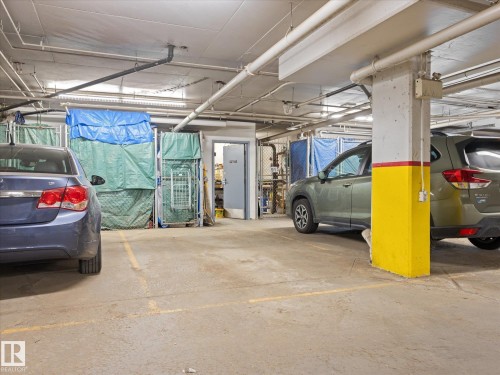 #223 9008 99 Av Nw, Edmonton, AB - Indoor Photo Showing Garage