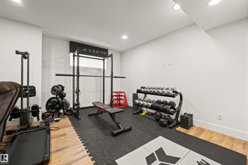 3837 Robins Crescent Nw, Edmonton, AB - Indoor Photo Showing Gym Room