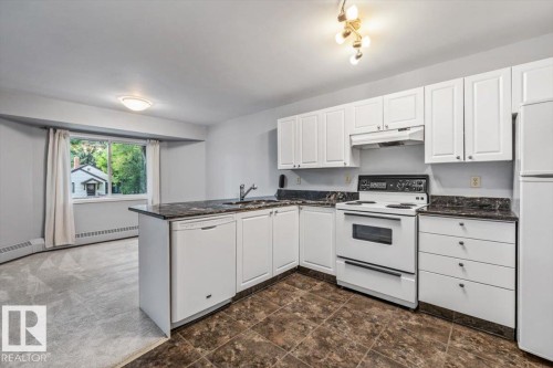 #202 8503 108 St Nw, Edmonton, AB - Indoor Photo Showing Kitchen
