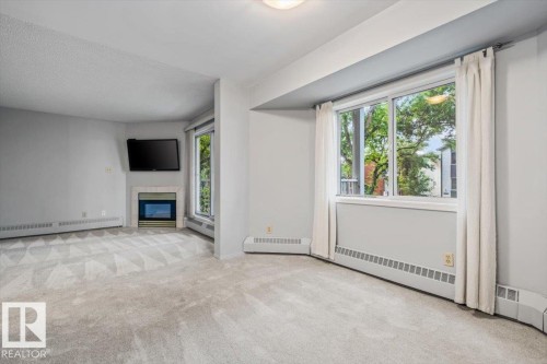#202 8503 108 St Nw, Edmonton, AB - Indoor With Fireplace