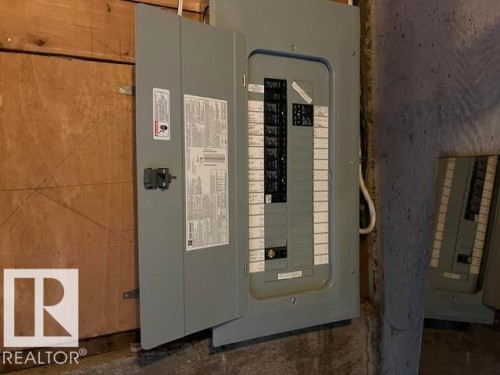 Gray electrical panel - 5213 50 Avenue, Vegreville, AB -  Photo Showing Other Room