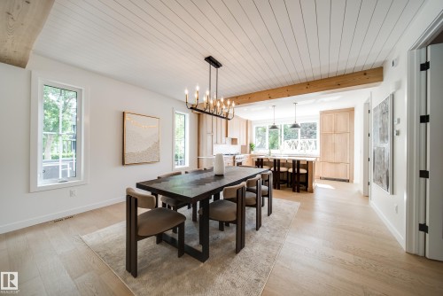 6003 111 Avenue Nw, Edmonton, AB - Indoor Photo Showing Dining Room