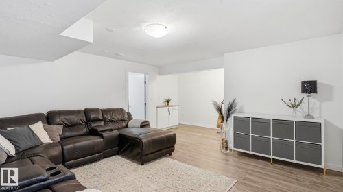 Living room - 63 Rosemount Boulevard, Beaumont, AB - Indoor Photo Showing Living Room