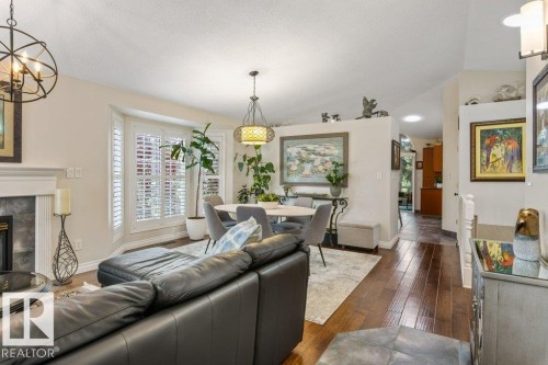 2 Enderby Crescent, St. Albert, AB - Indoor Photo Showing Other Room With Fireplace
