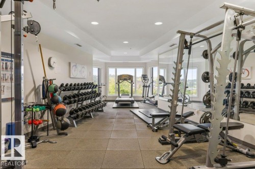 #205 35 Sturgeon Rd, St. Albert, AB - Indoor Photo Showing Gym Room