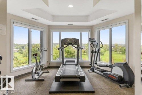 #205 35 Sturgeon Rd, St. Albert, AB - Indoor Photo Showing Gym Room