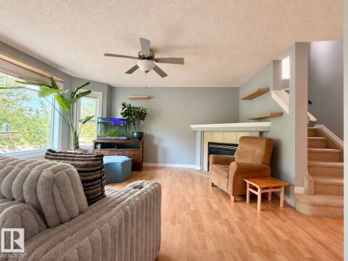 105 Keystone Crescent, Leduc, AB - Indoor With Fireplace