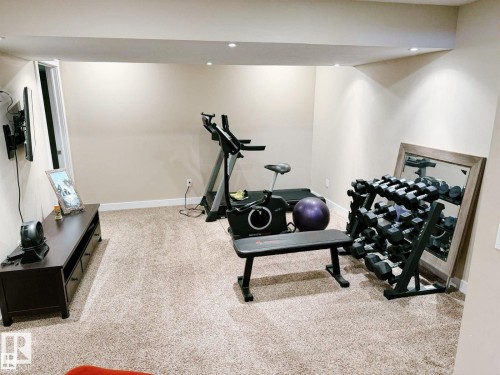 7028 174 Avenue Nw, Edmonton, AB - Indoor Photo Showing Gym Room