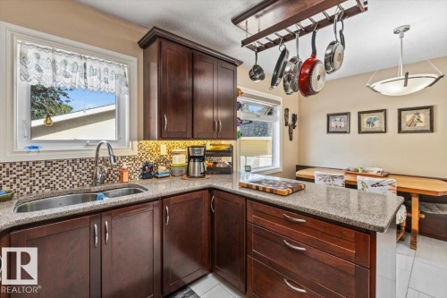 8928 92 Avenue, Fort Saskatchewan, AB - Indoor Photo Showing Kitchen With Double Sink