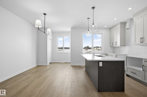 3758 Erlanger Drive Nw, Edmonton, AB - Indoor Photo Showing Kitchen With Upgraded Kitchen