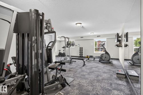 #210 392 Silver Berry Rd Nw, Edmonton, AB - Indoor Photo Showing Gym Room
