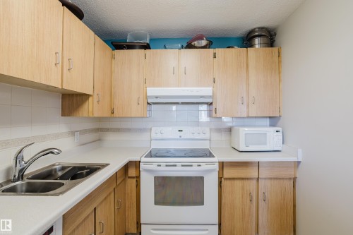 #903 9916 113 St Nw, Edmonton, AB - Indoor Photo Showing Kitchen With Double Sink