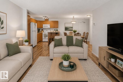 #221 279 Suder Greens Dr Nw, Edmonton, AB - Indoor Photo Showing Living Room