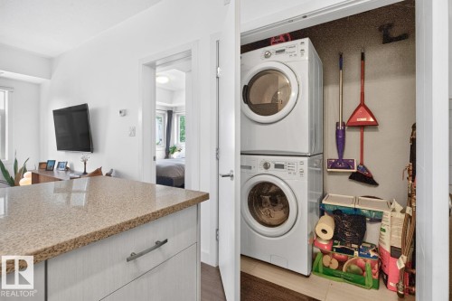 #206 8525 91 St Nw, Edmonton, AB - Indoor Photo Showing Laundry Room