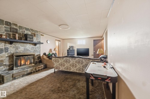 11622 133 Street Nw, Edmonton, AB - Indoor With Fireplace