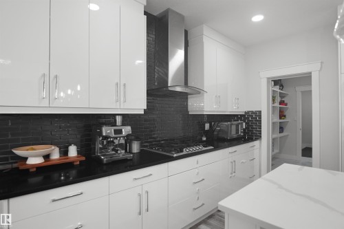 17252 71 Street Nw, Edmonton, AB - Indoor Photo Showing Kitchen With Upgraded Kitchen