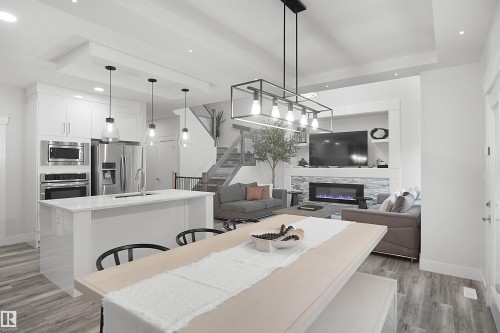 17252 71 Street Nw, Edmonton, AB - Indoor With Fireplace