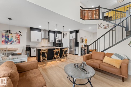 52 Avery Cove, Spruce Grove, AB - Indoor Photo Showing Living Room