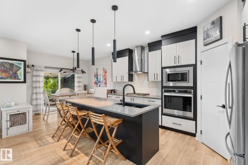 52 Avery Cove, Spruce Grove, AB - Indoor Photo Showing Kitchen With Double Sink With Upgraded Kitchen
