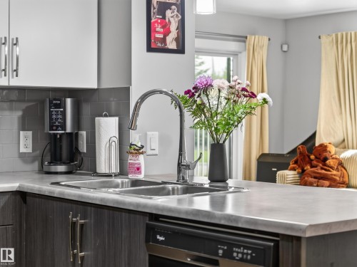 #121 3670 139 Av Nw, Edmonton, AB - Indoor Photo Showing Kitchen With Double Sink