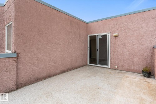Second private Balcony/patio. Perfect for some yoga or reading - #505 10346 117 St Nw, Edmonton, AB - Outdoor With Exterior