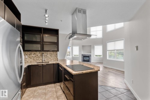 #505 10346 117 St Nw, Edmonton, AB - Indoor Photo Showing Kitchen
