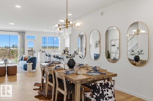 7105 50A Avenue, Beaumont, AB - Indoor Photo Showing Dining Room