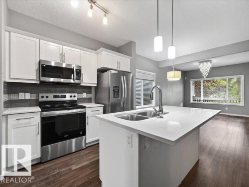 #56 8209 217 St Nw, Edmonton, AB - Indoor Photo Showing Kitchen With Double Sink With Upgraded Kitchen