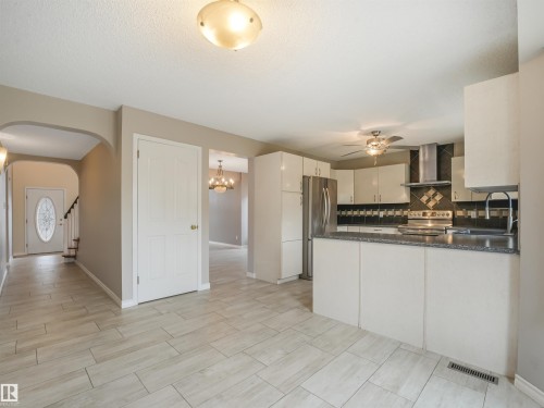 4335 47 Street Nw, Edmonton, AB - Indoor Photo Showing Kitchen With Double Sink