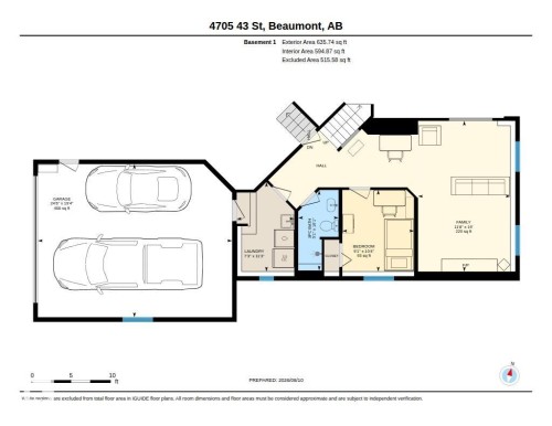 Floor plan - 4705 43 Street, Beaumont, AB 