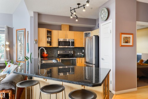 #307 9927 79 Av Nw, Edmonton, AB - Indoor Photo Showing Kitchen