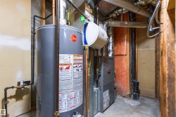 Water heater, furnace, and essential utility systems - 