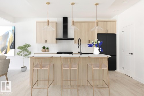 2214 Crossbill Link Nw, Edmonton, AB - Indoor Photo Showing Kitchen