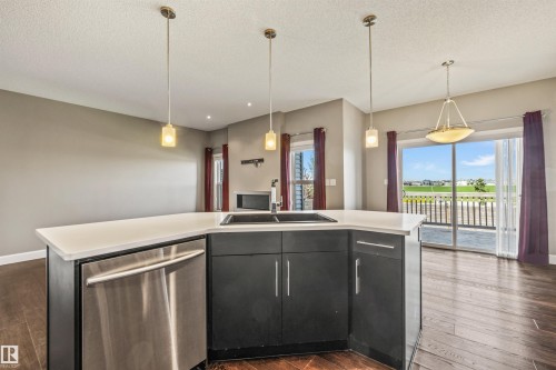 2808 Koshal Crescent Sw, Edmonton, AB - Indoor Photo Showing Kitchen With Double Sink