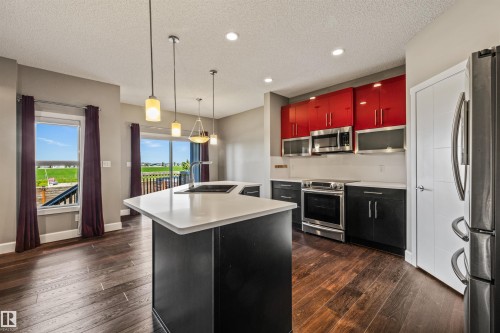 2808 Koshal Crescent Sw, Edmonton, AB - Indoor Photo Showing Kitchen With Upgraded Kitchen