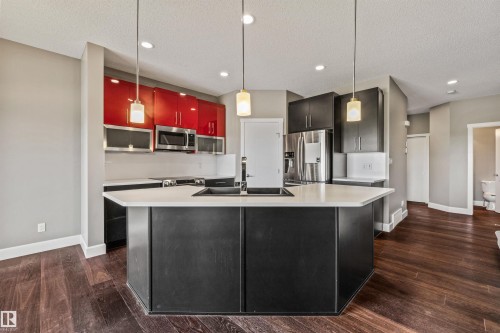 2808 Koshal Crescent Sw, Edmonton, AB - Indoor Photo Showing Kitchen With Upgraded Kitchen
