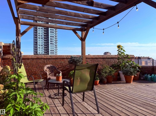 #203 10141 95 St Nw, Edmonton, AB - Outdoor With Deck Patio Veranda