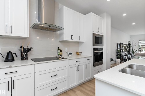 17818 70A Street Nw, Edmonton, AB - Indoor Photo Showing Kitchen With Double Sink