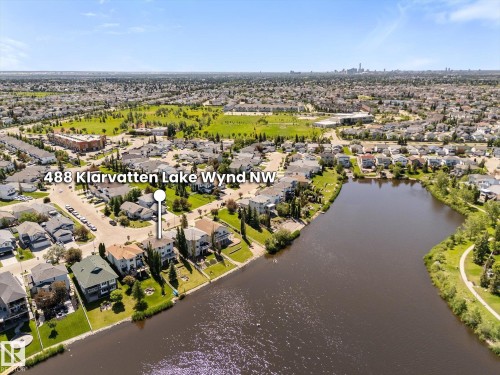 488 Klarvatten Lake Wynd Nw, Edmonton, AB - Outdoor With Body Of Water With View
