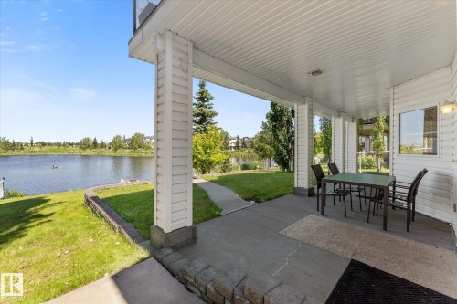 488 Klarvatten Lake Wynd Nw, Edmonton, AB - Outdoor With Body Of Water With Deck Patio Veranda