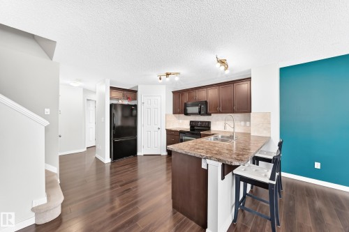 3920 6 Street Nw, Edmonton, AB - Indoor Photo Showing Kitchen With Double Sink