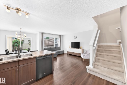 3920 6 Street Nw, Edmonton, AB - Indoor Photo Showing Kitchen With Double Sink