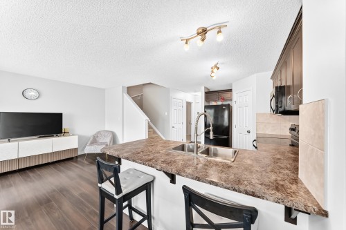 3920 6 Street Nw, Edmonton, AB - Indoor Photo Showing Kitchen With Double Sink