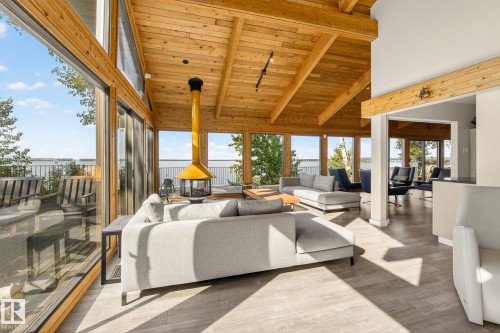 139 Silver Beach Road, Rural Wetaskiwin County, AB - Indoor Photo Showing Living Room
