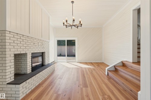 9328 168 Street Nw, Edmonton, AB - Indoor With Fireplace