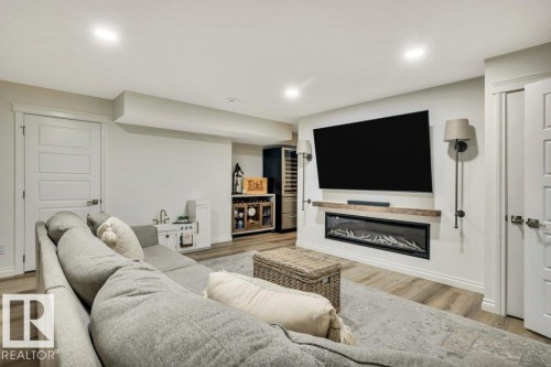 8423 23 Avenue Sw, Edmonton, AB - Indoor With Fireplace