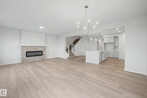 5435 Hawthorn Run Sw, Edmonton, AB - Indoor With Fireplace