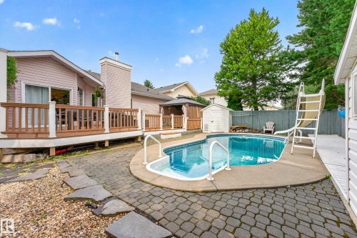 3619 31 Street Nw, Edmonton, AB - Outdoor With In Ground Pool With Deck Patio Veranda