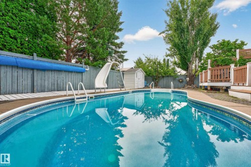 3619 31 Street Nw, Edmonton, AB - Outdoor With In Ground Pool With Backyard