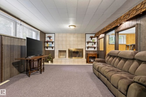 #6 25012 Sturgeon Rd, Rural Sturgeon County, AB - Indoor With Fireplace